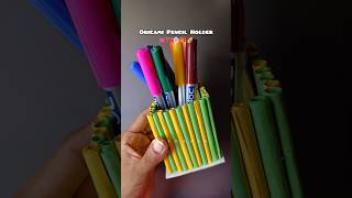 Origami pencil Holder💓 shorts craft diy viralreels [upl. by Ayikin]