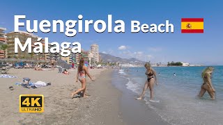 Fuengirola Beach 4K Costa del Sol Málaga Spain 🇪🇸 [upl. by Kristoffer]