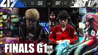 CLG vs SK Telecom T1  Game 1 Grand Finals LoL MSI 2016  CLG vs SKT G1 MSI 1080p [upl. by Cheston]