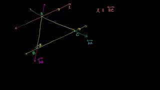 Proof  Sum of Measures of Angles in a Triangle are 180 [upl. by Lippold]