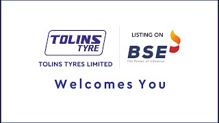 Listing Ceremony of Tolins Tyres Limited at BSE [upl. by Gnilhsa]