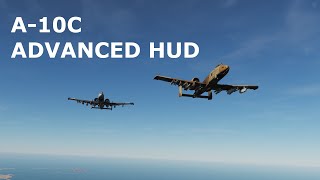 DCS World Tutorials  A10C Warthog  Advanced HUD Settings [upl. by Hallerson766]