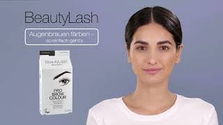 Augenbrauen färben mit dem BeautyLash Pro Brow Colour Färbeset [upl. by Sisson]