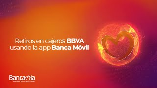 ¿Cómo hacer retiros sin tarjeta en cajeros BBVA usando la Banca Móvil de Bancamía [upl. by Donovan]