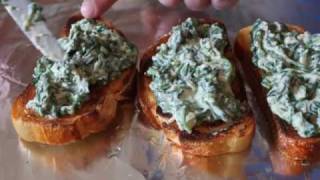 Spinach Toast Recipe  What to do with Leftover Creamed Spinach [upl. by Ecinuahs]