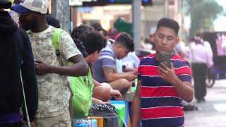 NYC Asylum Seekers Daytime Activities  August 31 2023 [upl. by Eoj]