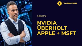 NVIDIA wertvollstes US Unternehmen  Zinsfantasie beflügelt Kurse weiter [upl. by Yruj]