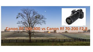 Canon RF 100400 vs Canon RF 70200 F28 [upl. by Thurston]