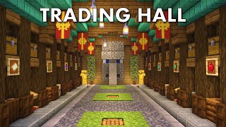 Minecraft  How to build a Villager Trading Hall  Tutorial [upl. by Jacques]