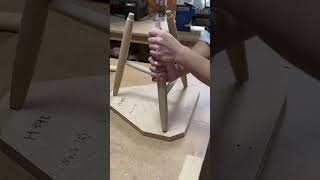 How to Assemble a Wooden Stool  Easy DIY Tutorial woodworking diy how homemade [upl. by Alleuol]