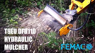 FEMAC  T9EU DFD110  TRINCIATRICE IDRAULICA  HYDRAULIC MULCHER [upl. by Claudie313]