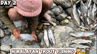 Traditional Trout Fishing Nepal🇳🇵 Day2  Marshyandi Ma Rafting Salala 😍😱😂 fishing trout vlog [upl. by Ennoval]