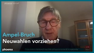 Prof Lothar Probst zum AmpelBruch am 081124 [upl. by Wedurn]