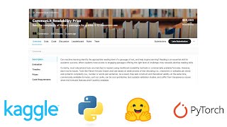 Kaggle Competition Walkthrough NLP  CommonLit Readability Prize [upl. by Angus]