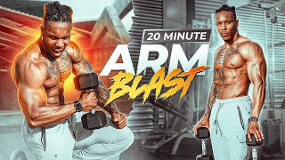 20 MINUTE BICEP AND TRICEP WORKOUTDUMBBELLS [upl. by Nary459]