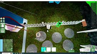 Setting up my campsite in Roblox Backpacking [upl. by Aneres793]