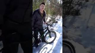 Reckless redneck snow bike [upl. by Kolb]