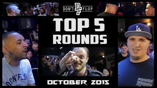 Top 5 Rap Battle Rounds October 2015  Funny Compilation [upl. by Basset]