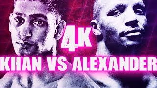 Amir Khan vs Devon Alexander Highlights 4K [upl. by Gannie]