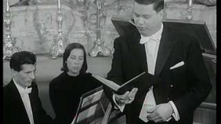 Dietrich FischerDieskau sings Bach Grosser Herr und starker König Weihnachtsoratorium [upl. by Imis]