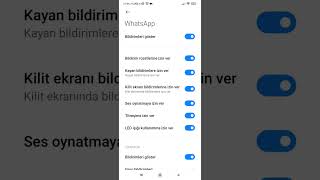 Android Telefonlarda WhatsApp Kilit Ekranı Bildirim Gizleme Nasıl yapılır [upl. by Ollecram]