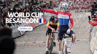 Cyclocross World Cup Besancon  GoPro Lap [upl. by Alberik]