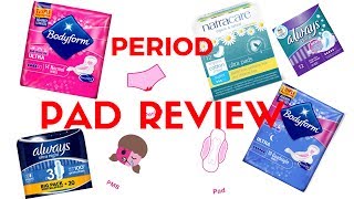 Period Pad Review [upl. by Nybbor532]