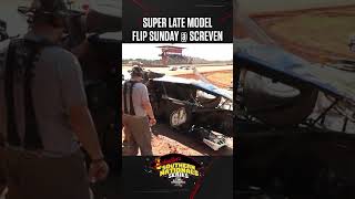 Super Late Model Flip at Screven Motor Sports Complex [upl. by Elinad]