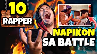 10 RAPPER  NAPIKON Sa RAP BATTLE SlNAMPAL [upl. by Sert]