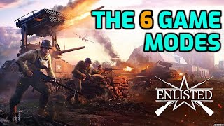 All 6 Game Modes Explained  Enlisted Tips amp Tricks [upl. by Ennairak775]