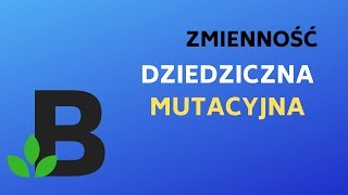 zmienność dziedziczna mutacyjna  genetyka  KOREPETYCJE z BIOLOGII  221 [upl. by Rozelle]