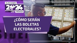 ¿Cómo son las boletas electorales para las elecciones en México 2024 [upl. by Elie950]