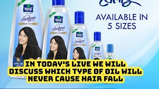 In todays live we will discuss which type of oil will never cause hair fall [upl. by Anoblav804]