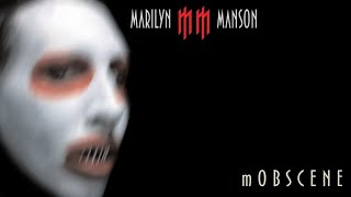 mOBSCENE TAB Marilyn Manson Guitar Cover 4k [upl. by Lehplar240]