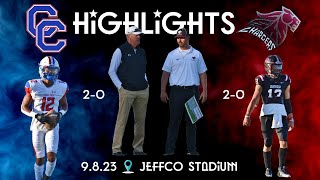 Chatfield vs Cherry Creek High School Football Highlights 9823 [upl. by Yelad30]