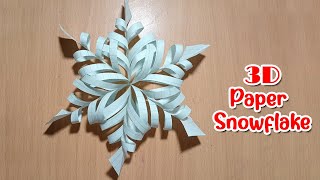 How to Make a Snowflake 3D Paper Snowflake Tutorial [upl. by Dirk]