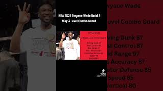 NBA 2K25 Dwyane Wade Build dwyanewade nba2k25 2kbuilds 2kcommunity 2k miami [upl. by Elspeth859]