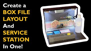 How to make a Box File Layout for servicing model trains [upl. by Bartholemy745]