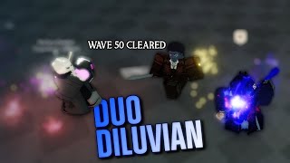 Duoing The Diluvian Is Really Easy  Deepwoken [upl. by Amoreta]