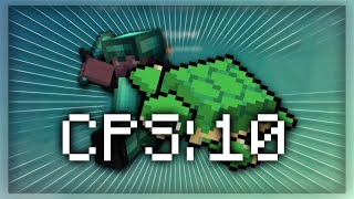 CPS COUNTER FOR MCPE PC  Mobile  Turtle Client For Minecraft Bedrock Edition [upl. by Yenwat]