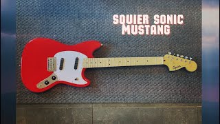 Squier Sonic Mustang Demo  No Talking [upl. by Belier13]