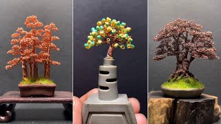 Create Beautiful Copper Wire Bonsai Trees  Step by Step Guide [upl. by Alphonsine283]