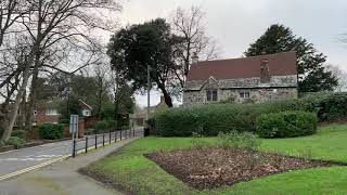 Christchurch Priory Church Bells ringing at 4pm Jan 2021 [upl. by Htiduj]