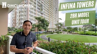 Minimalist Baliinspired 2BR model unit tour at Infina Towers  DMCI Homes [upl. by Asselem]