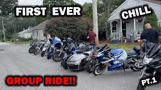 FIRST EVER GROUP RIDE  PT1 [upl. by Ocire]