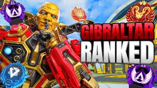 High Level Gibraltar Ranked Gameplay  Apex Legends No Commentary [upl. by Ahsiel]