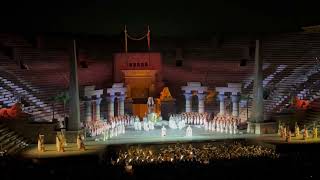 OPERA “AIDA” Verona opera festival 2024 [upl. by Bennet944]