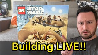 Building the Desert Skiff amp Sarlacc Pit LIVE [upl. by Gerrard]