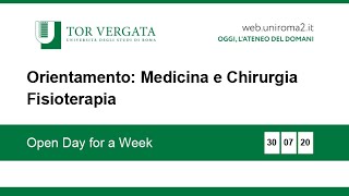 Orientamento Fisioterapia – Open Day for a Week [upl. by Ostler]