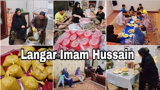 Muharram Ka Langar Apne Hath Se Karliya Allhamdulillah❤️Susral se sb ayequotAllah ese Logo se bachayequot [upl. by Cissiee]